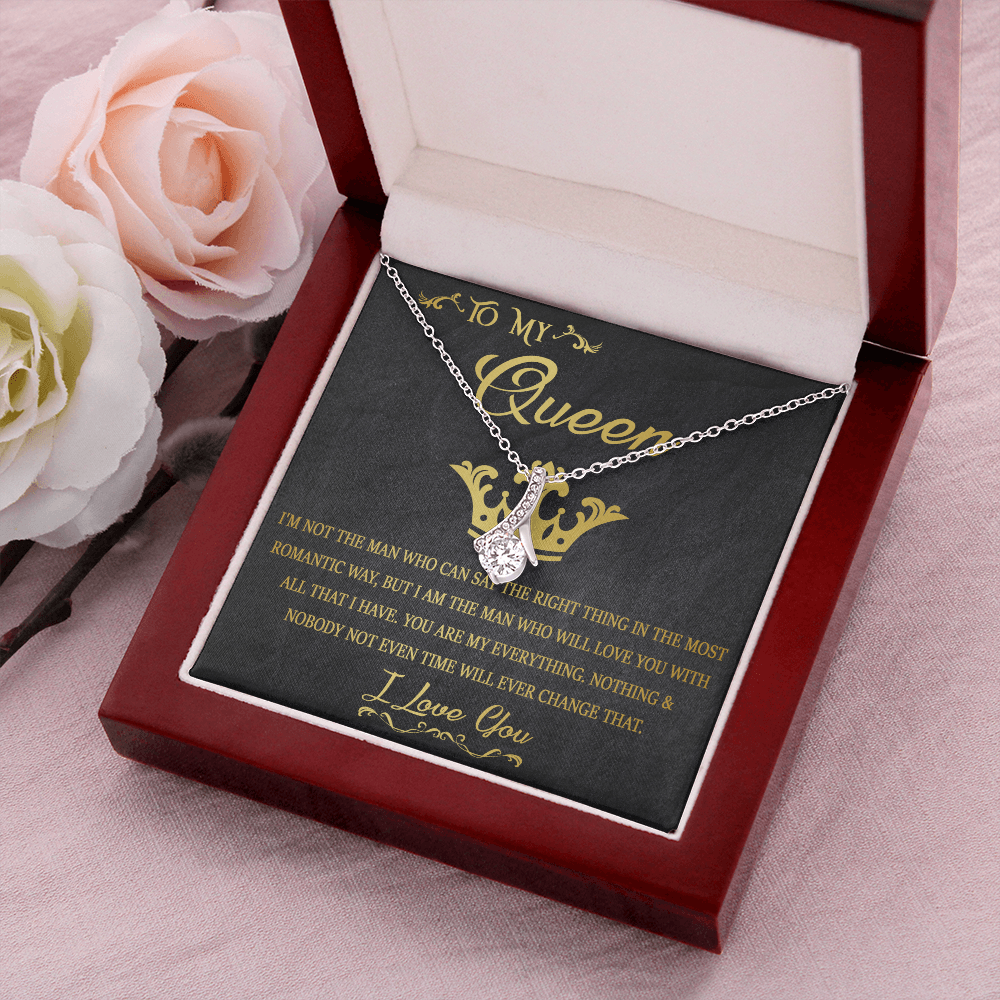 70B Necklace To My Queen, Gift for Daughter/Girlfriend/Wife, Women Necklace for Her