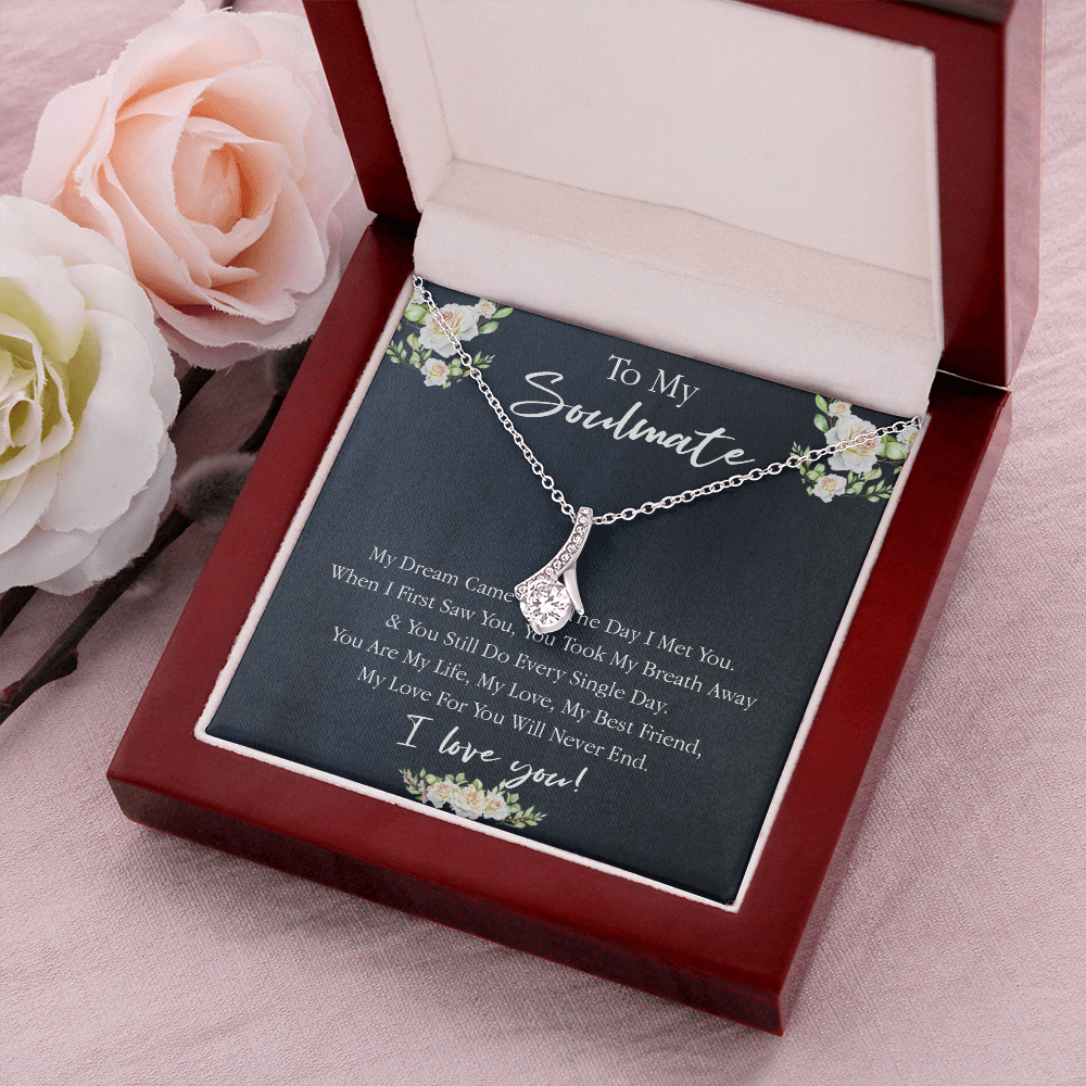 161B Necklace Gift To My Soulmate, Valentine Gift for Her, I Love You Every Day