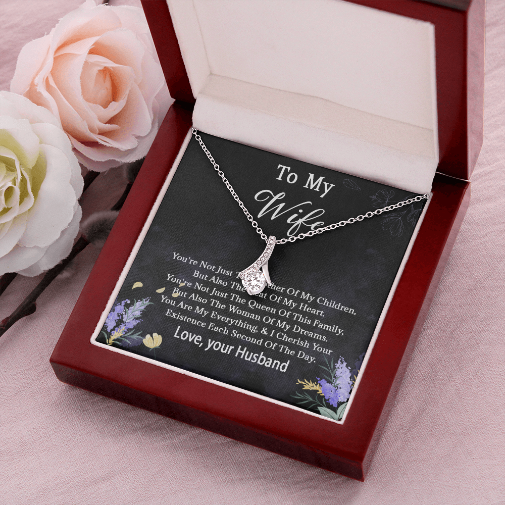 68B Necklace To My Wife, Women Necklace for Her, I LOVE YOU Necklace from Husband