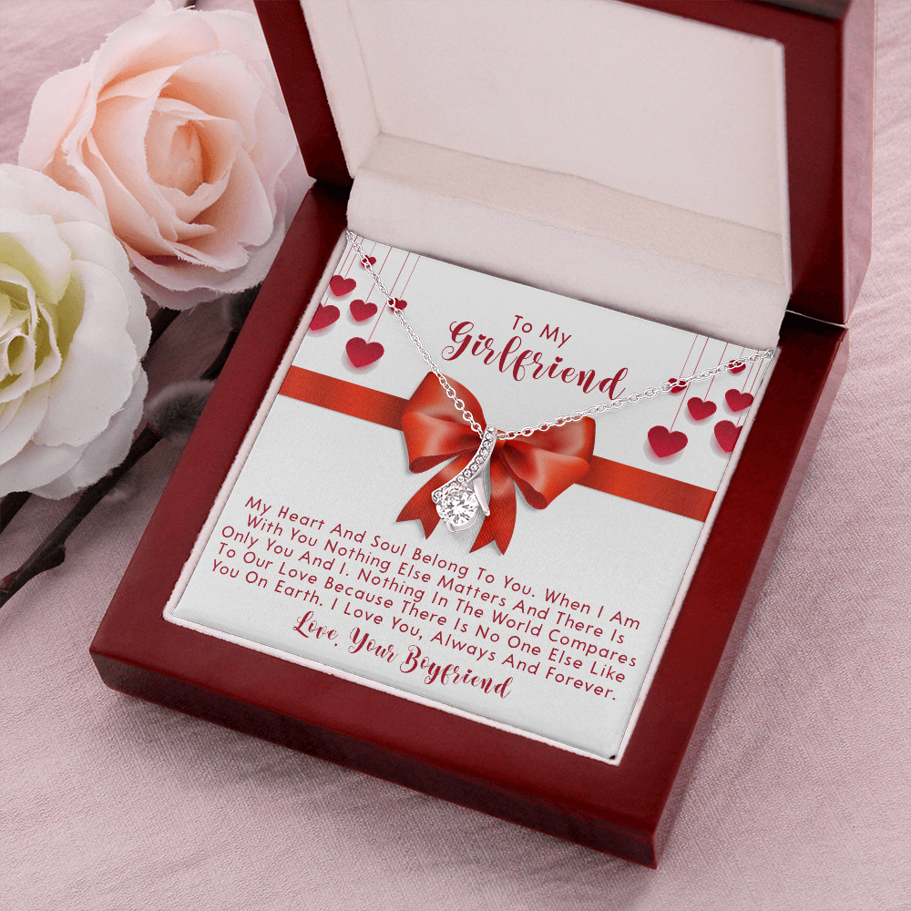 251B Necklace To My Girlfriend, Love Gift for Her From Boyfriend, Couple Necklace