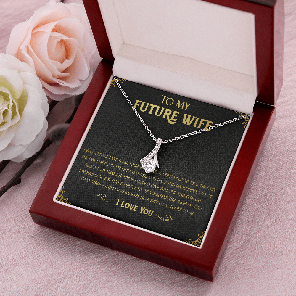 72B Necklace To Future Wife/Girlfriend, Woman Necklace Gift for Her From Husband
