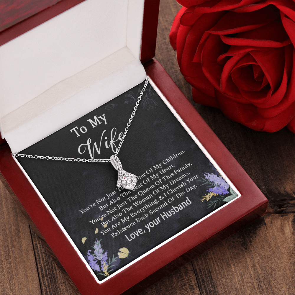 68B Necklace To My Wife, Women Necklace for Her, I LOVE YOU Necklace from Husband