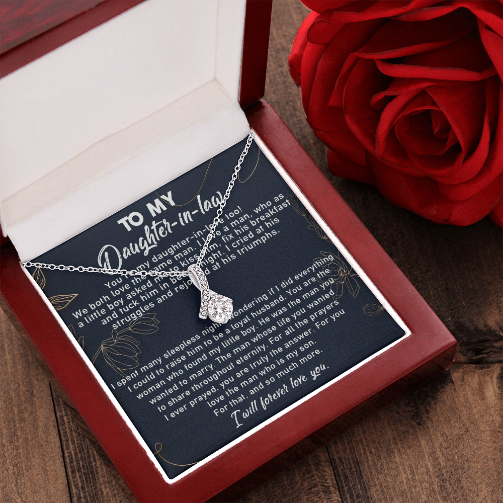 10B To My Daughter-In-Law Necklace, Gift For Daughter In Law, Daughter In Law Gifts