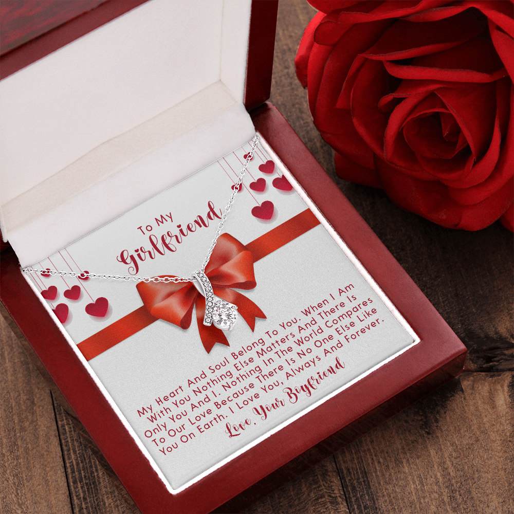 251B Necklace To My Girlfriend, Love Gift for Her From Boyfriend, Couple Necklace