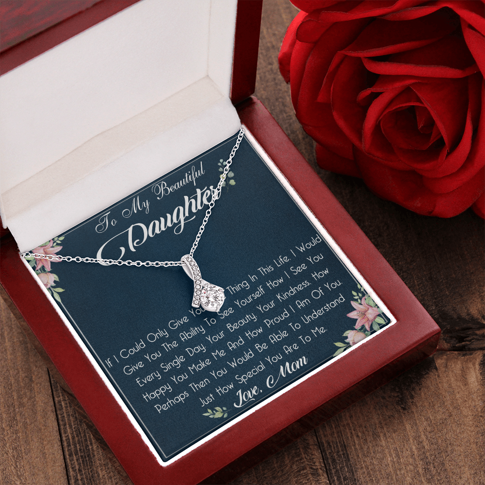29B To My Beautiful Daughter Necklace, Gift For Daughter From Mom, Daughter Birthday