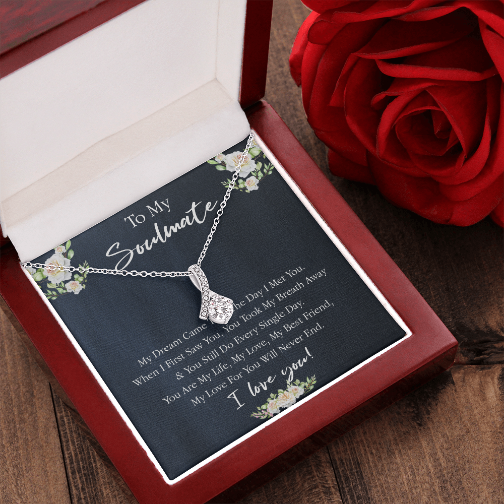 161B Necklace Gift To My Soulmate, Valentine Gift for Her, I Love You Every Day