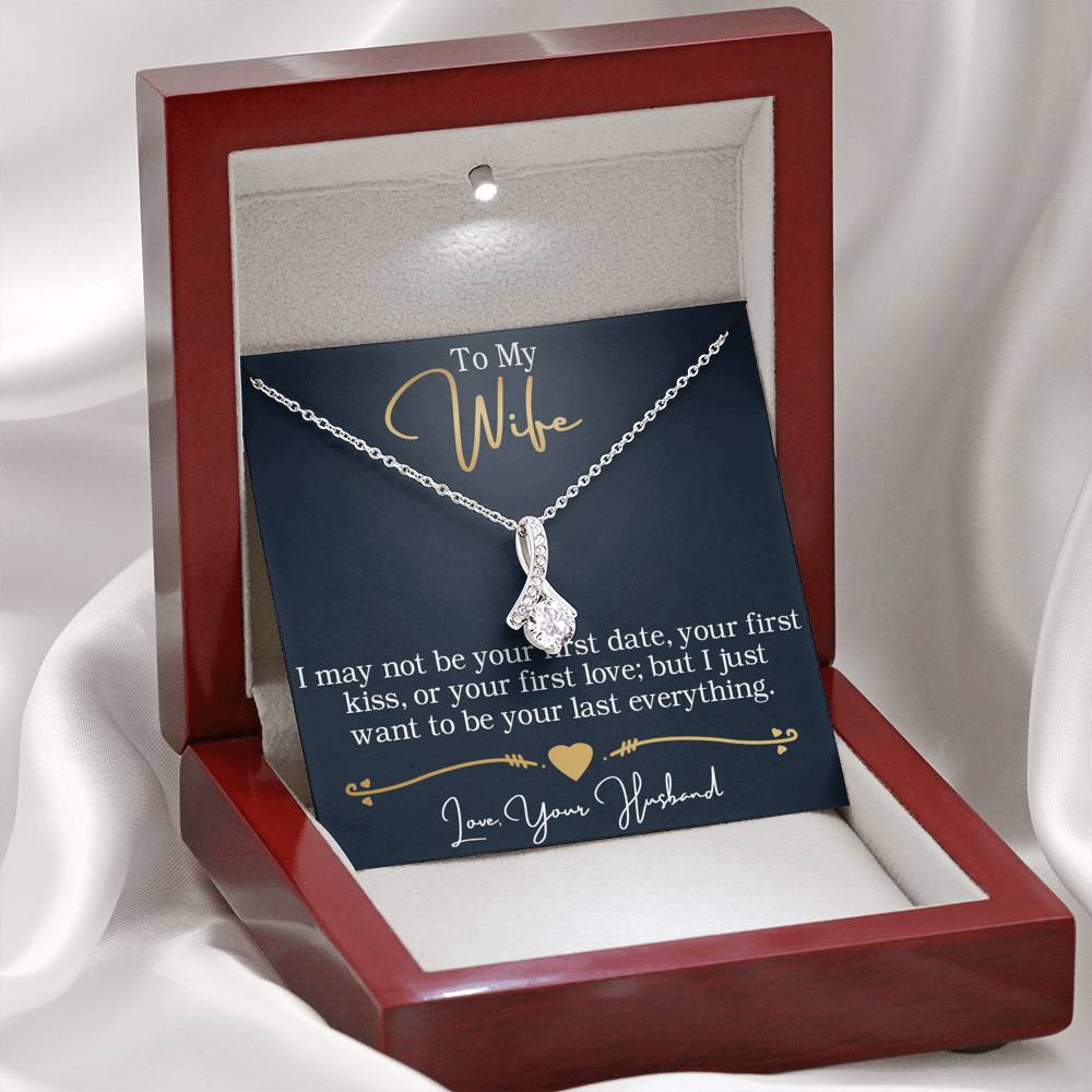 404 To My Wife Necklace - Anniversary Gift for Wife, Birthday Gift for Wife