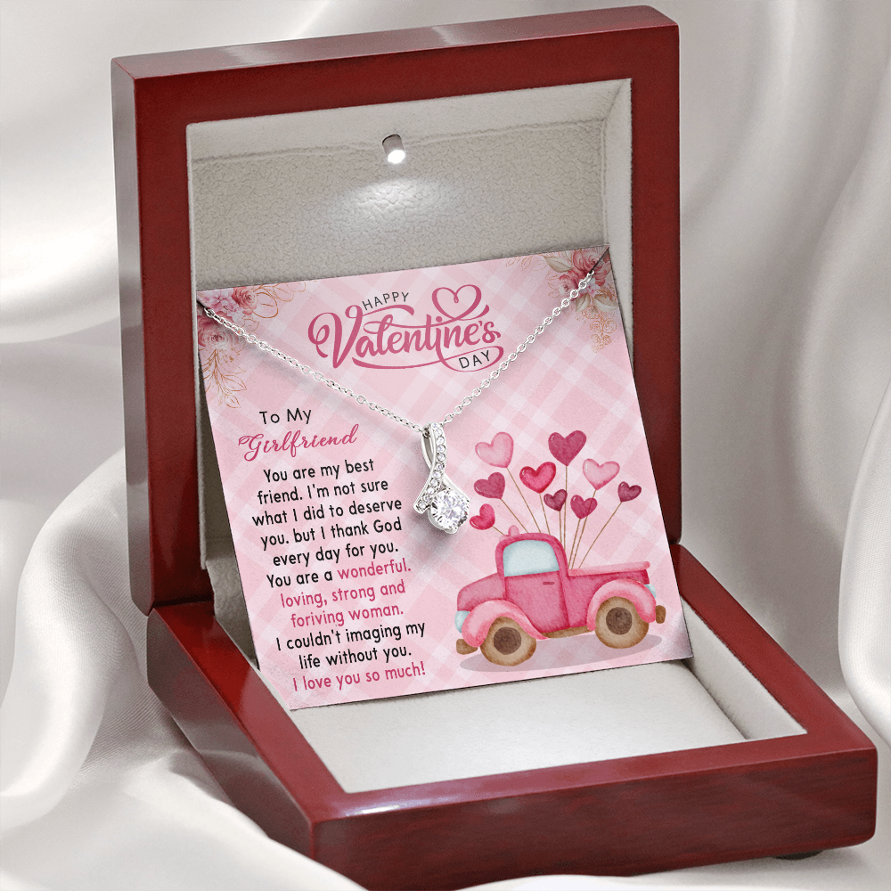 180B Valentine Gift To my Girlfriend, Necklace To my Girlfriend, I LOVE YOU SO MUCH