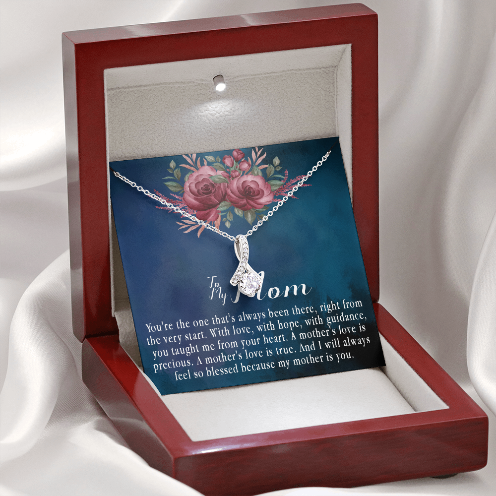 151B To My Mom Necklace, Mama, Gift From Son For Birthday, Necklace I Love My Mom
