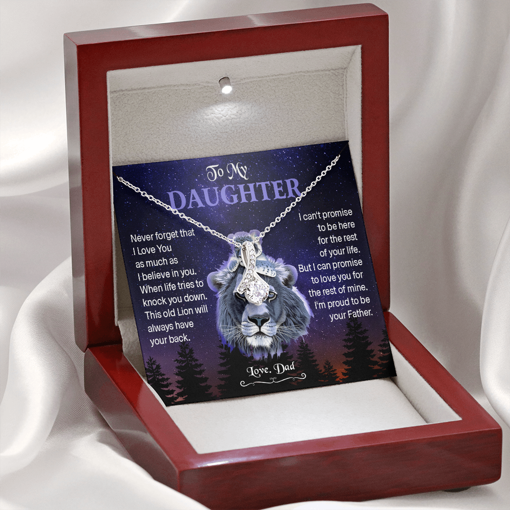 Necklace to my Daughter from Lion Dad