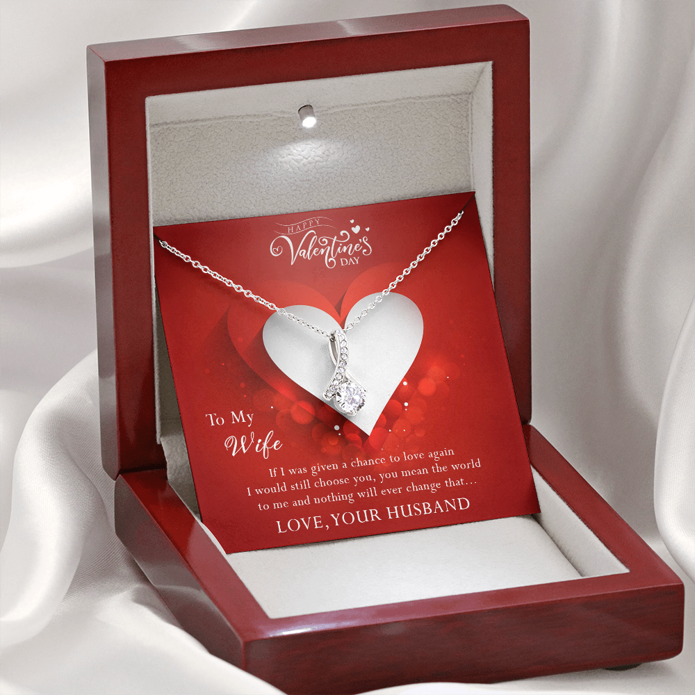 188B Necklace To My Wife, Necklace Perfect Gift for your Wife, I Always Choose You