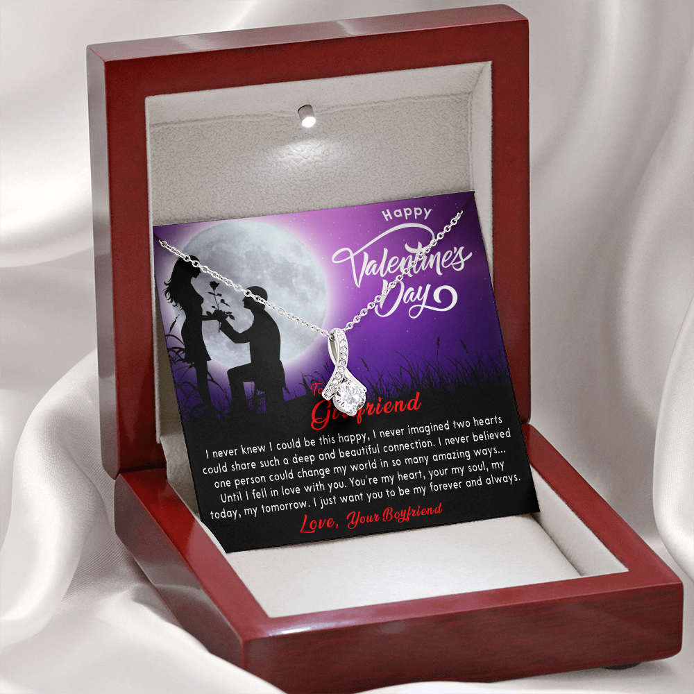 199B - Necklace To My Girlfriend, Love Gift from Boyfriend, Happy Valentine's Day Gift