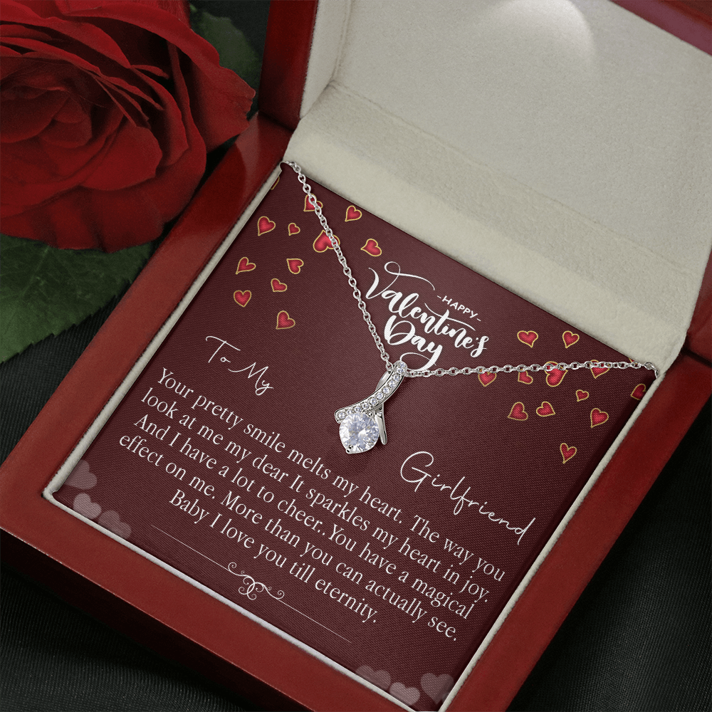 213B - Love Necklace To my Girlfriend, Girlfriend Valentine Gift from Boyfriend