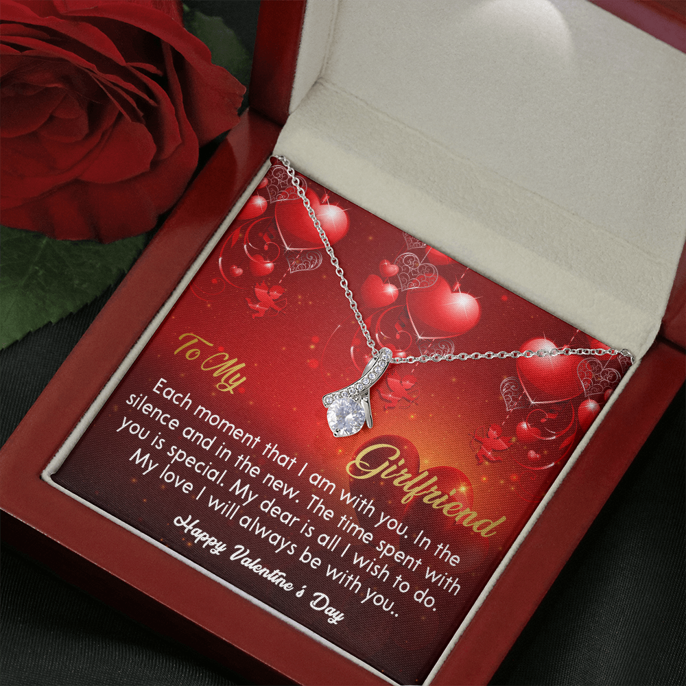 211B - Necklace To my Girlfriend, Valentine Gift for Women, Happy Valentine's Day Gift