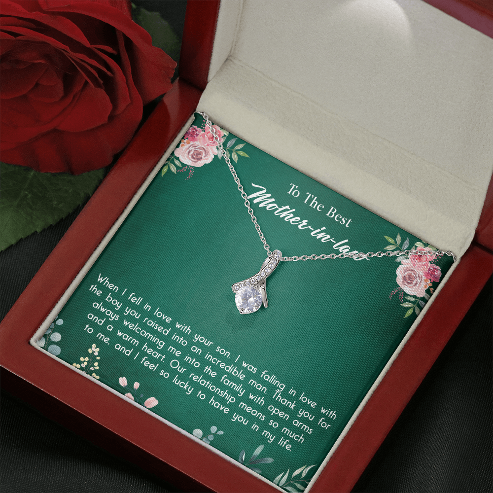 147B Necklace To My Mother in Law, Mom Necklace Birthday Gift from Son/Daughter