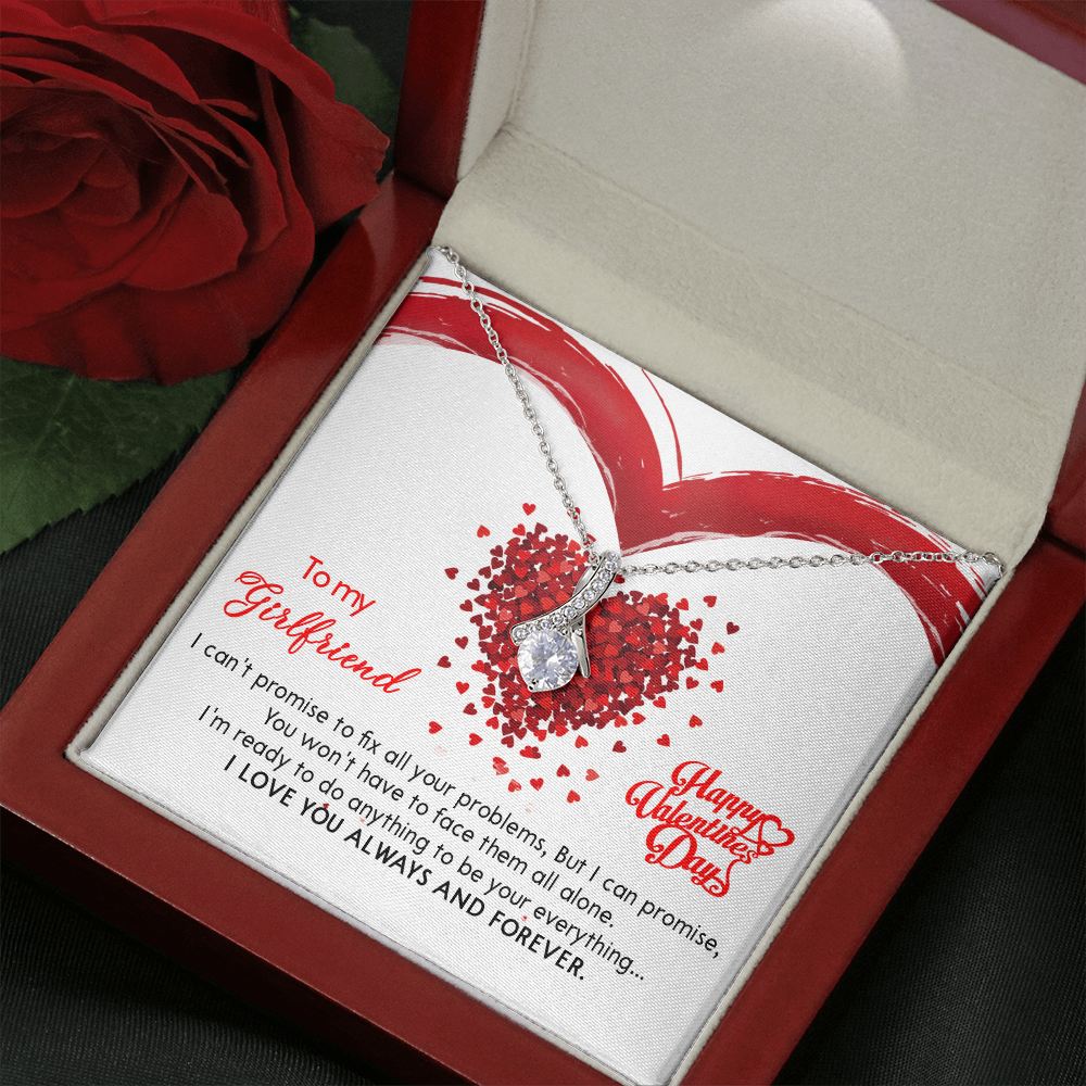 207B - Valentine's Day Necklace Gift for Wife from Husband, I LOVE YOU Forever & Always