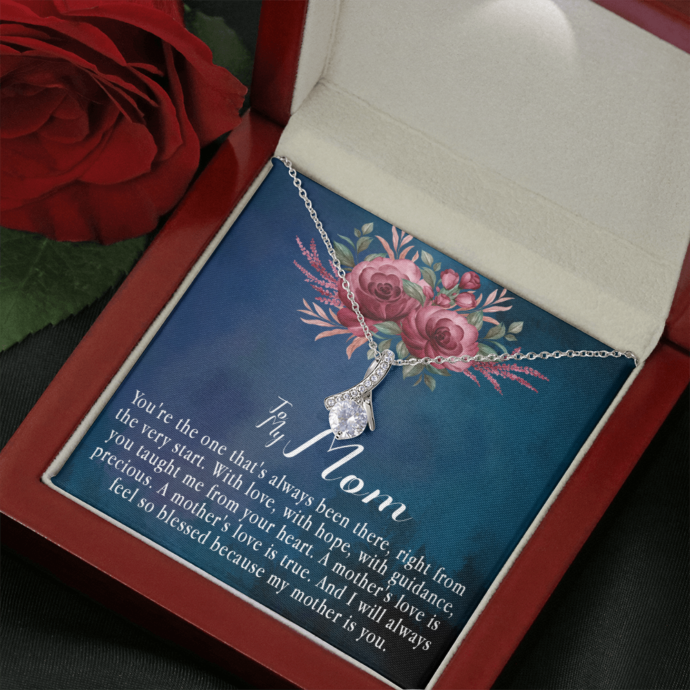 151B To My Mom Necklace, Mama, Gift From Son For Birthday, Necklace I Love My Mom