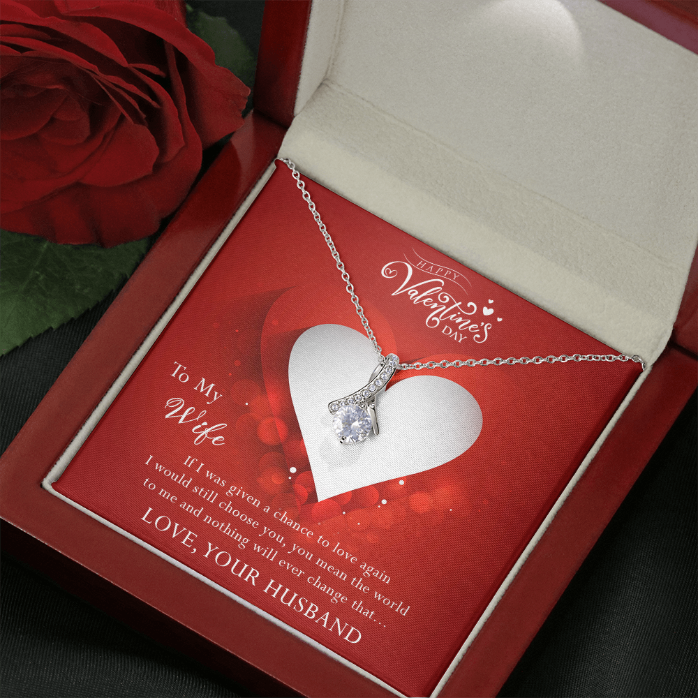188B Necklace To My Wife, Necklace Perfect Gift for your Wife, I Always Choose You