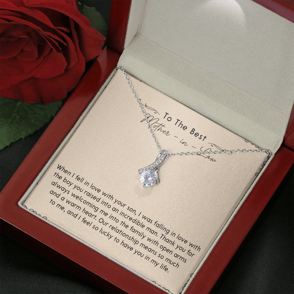 133B Necklace To My Mother In Law, Necklace Gift for Mom, Women, Birthday Gift