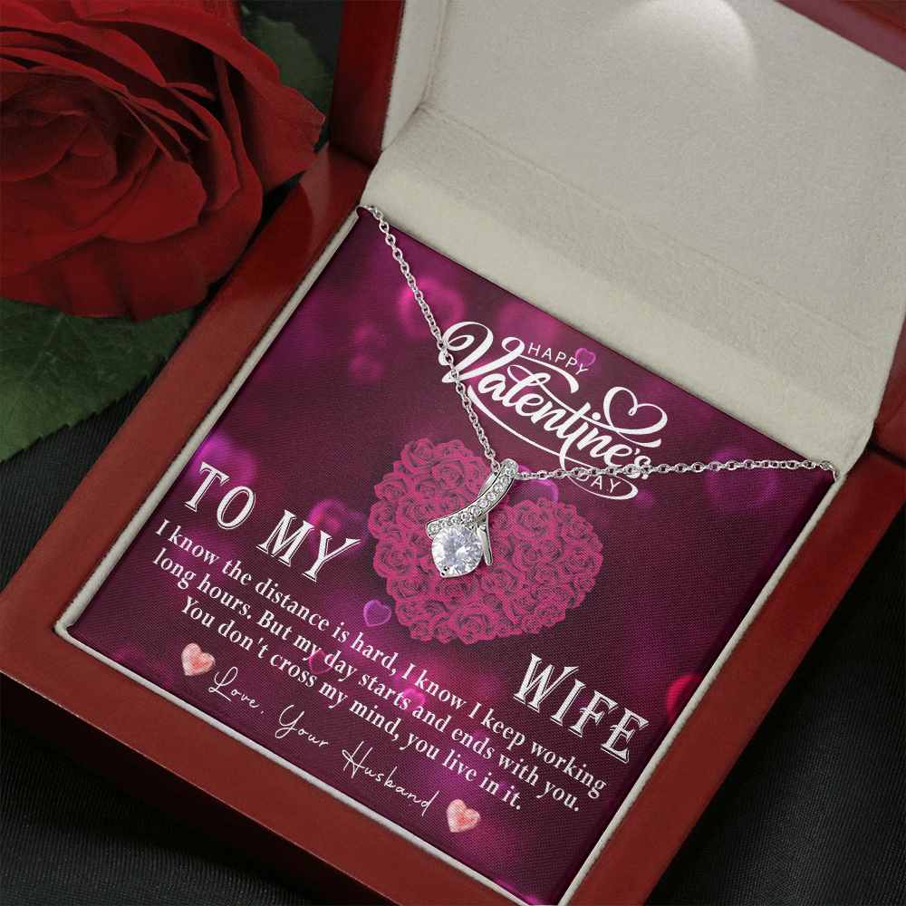 214B - Love Necklace To my Wife, Necklace Love for Wife, from Husband, Valentine Gift