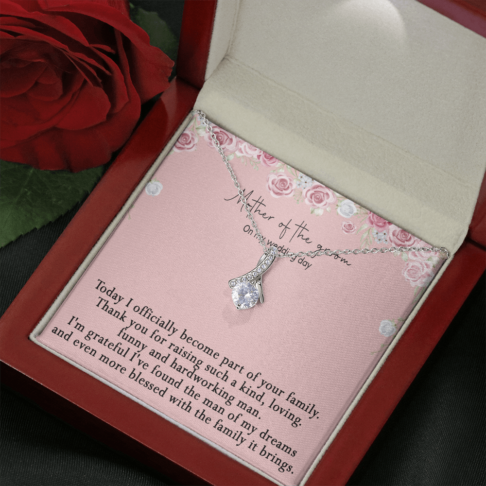 172B Gifts Necklace Love Knot To Mom On My Wedding Day From Son On Wedding Day