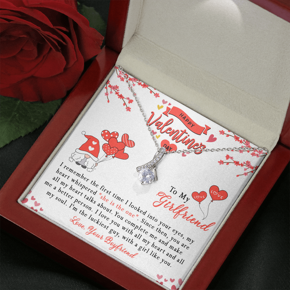 181B Girlfriend Necklace, Valentine Gift for your Girlfriend, Happy Valentine's Day