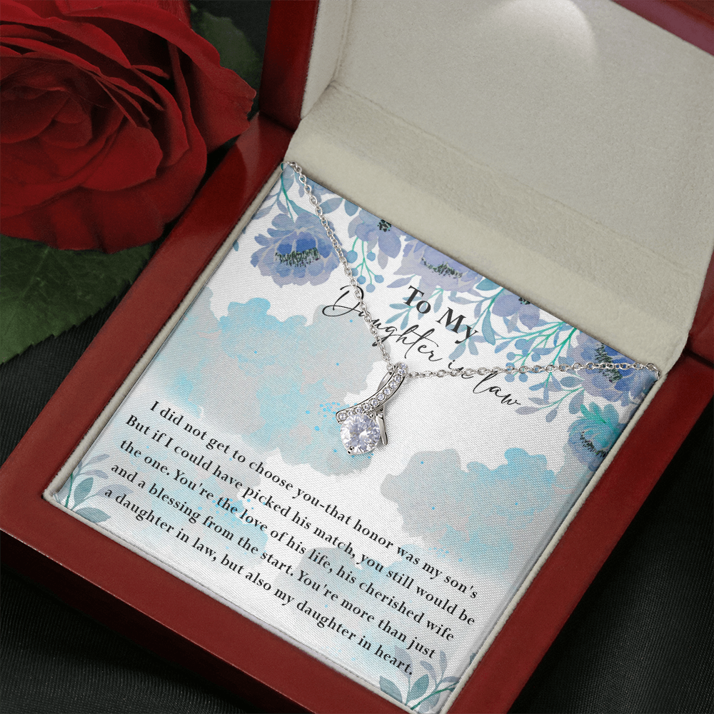 134B Necklace My Daughter In Law, Gift for Beautiful Daughter, My Daughter In Heart