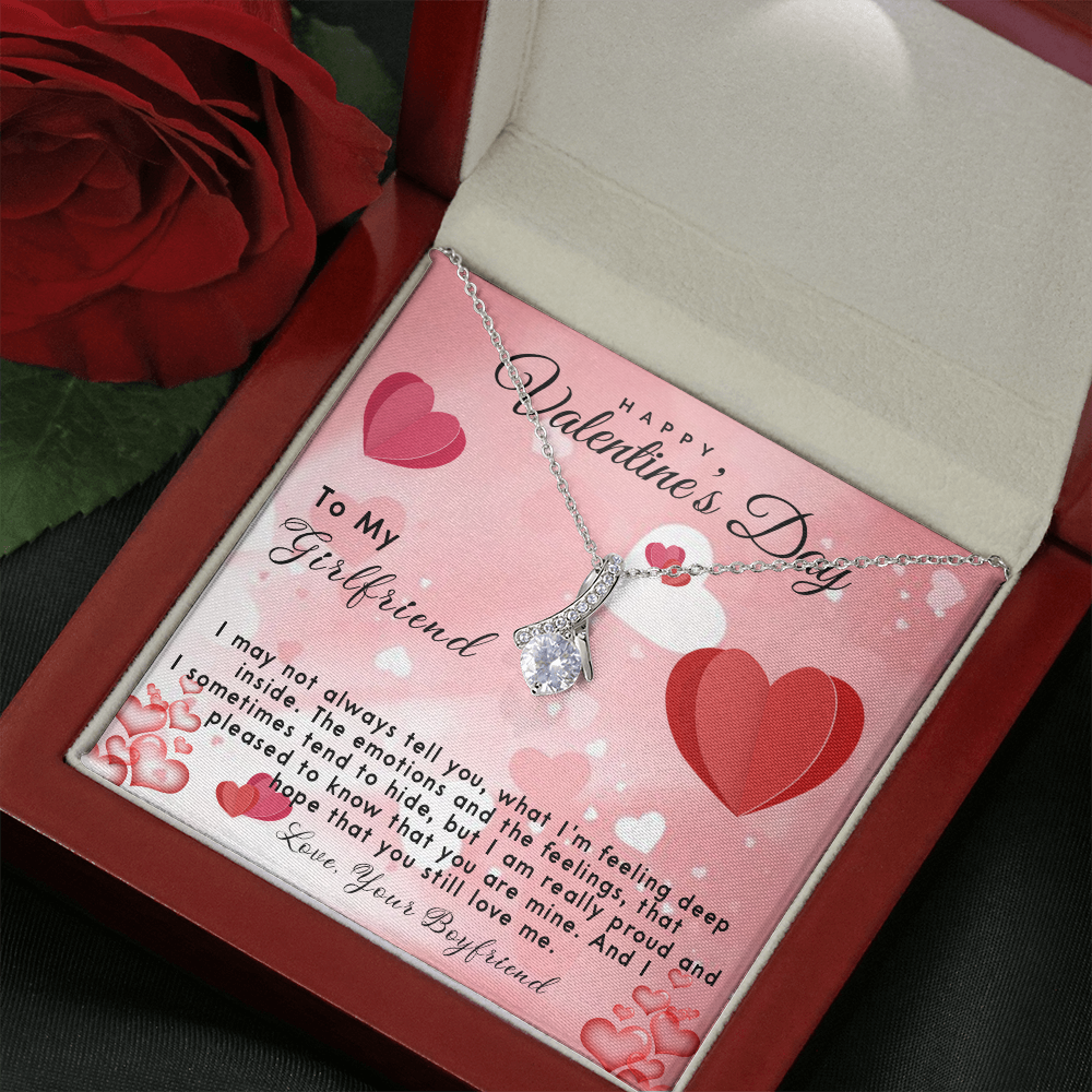 192B - Necklace To my Girlfriend, Future Wife Necklace, Valentine's Day Gift for Couple