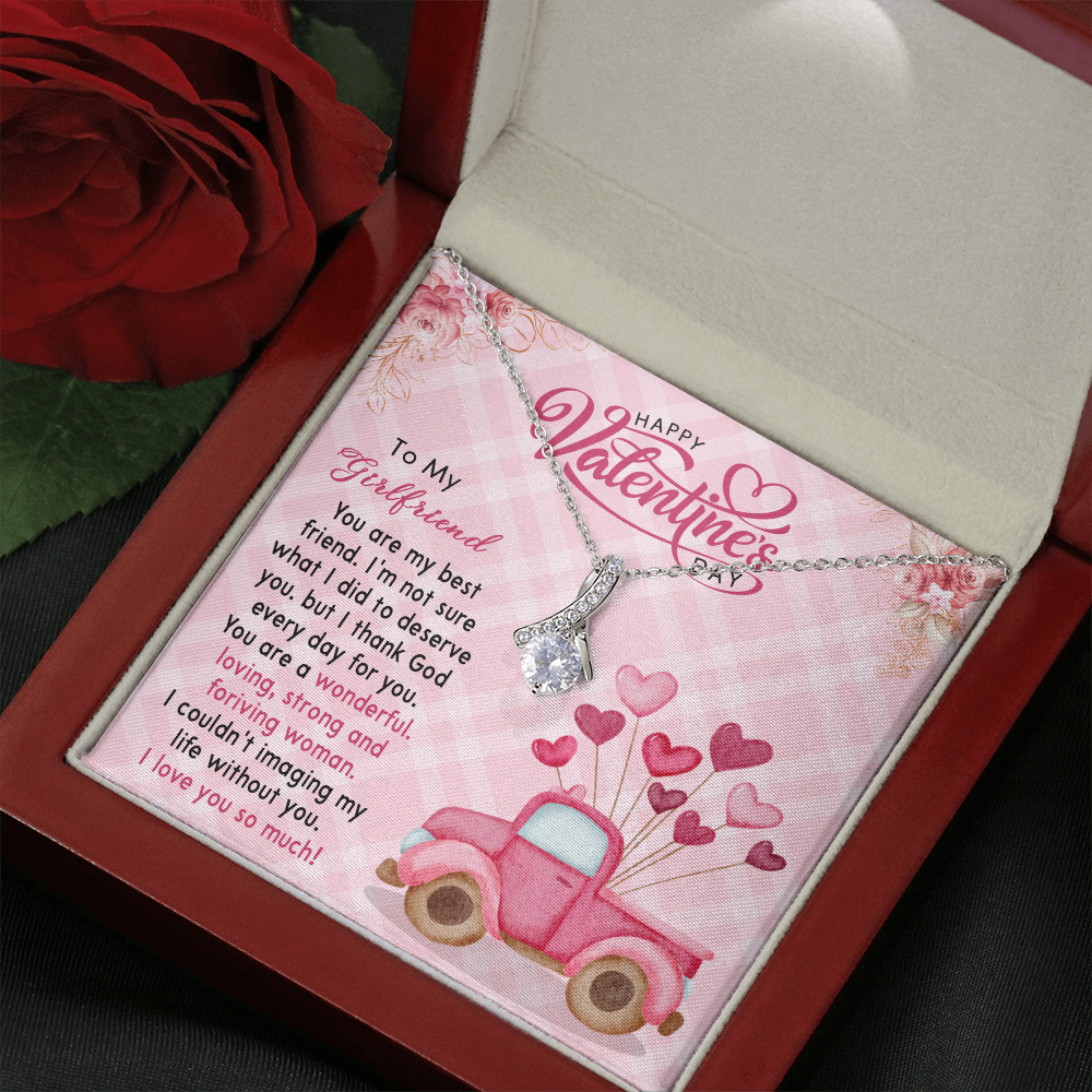 180B Valentine Gift To my Girlfriend, Necklace To my Girlfriend, I LOVE YOU SO MUCH