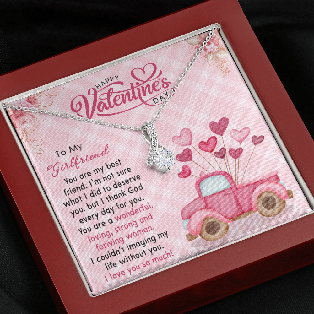 180B Valentine Gift To my Girlfriend, Necklace To my Girlfriend, I LOVE YOU SO MUCH