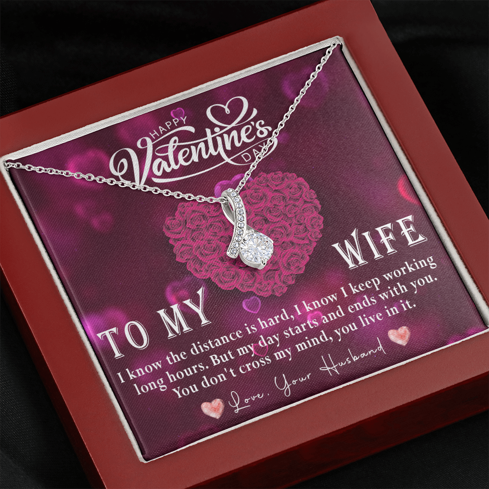 214B - Love Necklace To my Wife, Necklace Love for Wife, from Husband, Valentine Gift