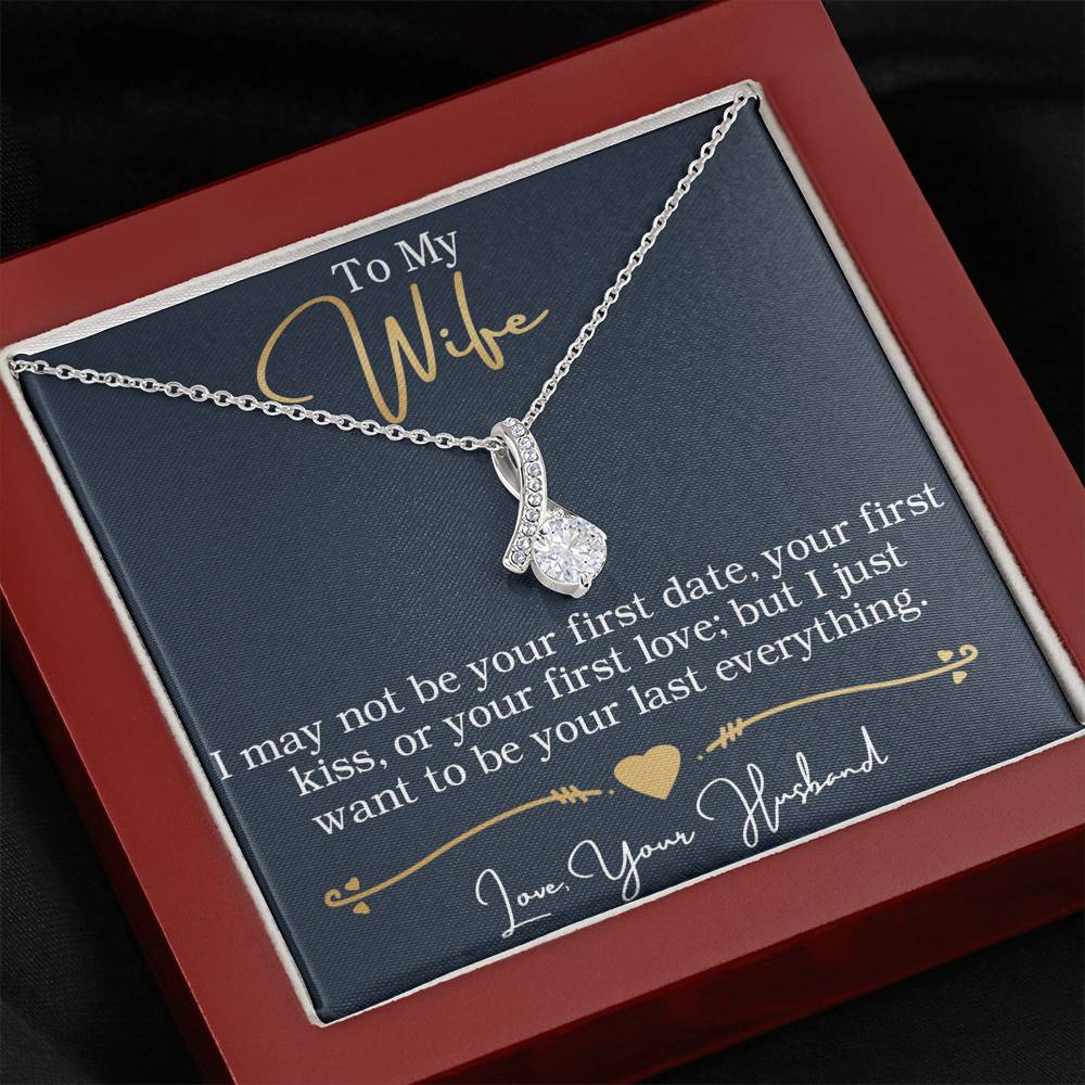 404 To My Wife Necklace - Anniversary Gift for Wife, Birthday Gift for Wife