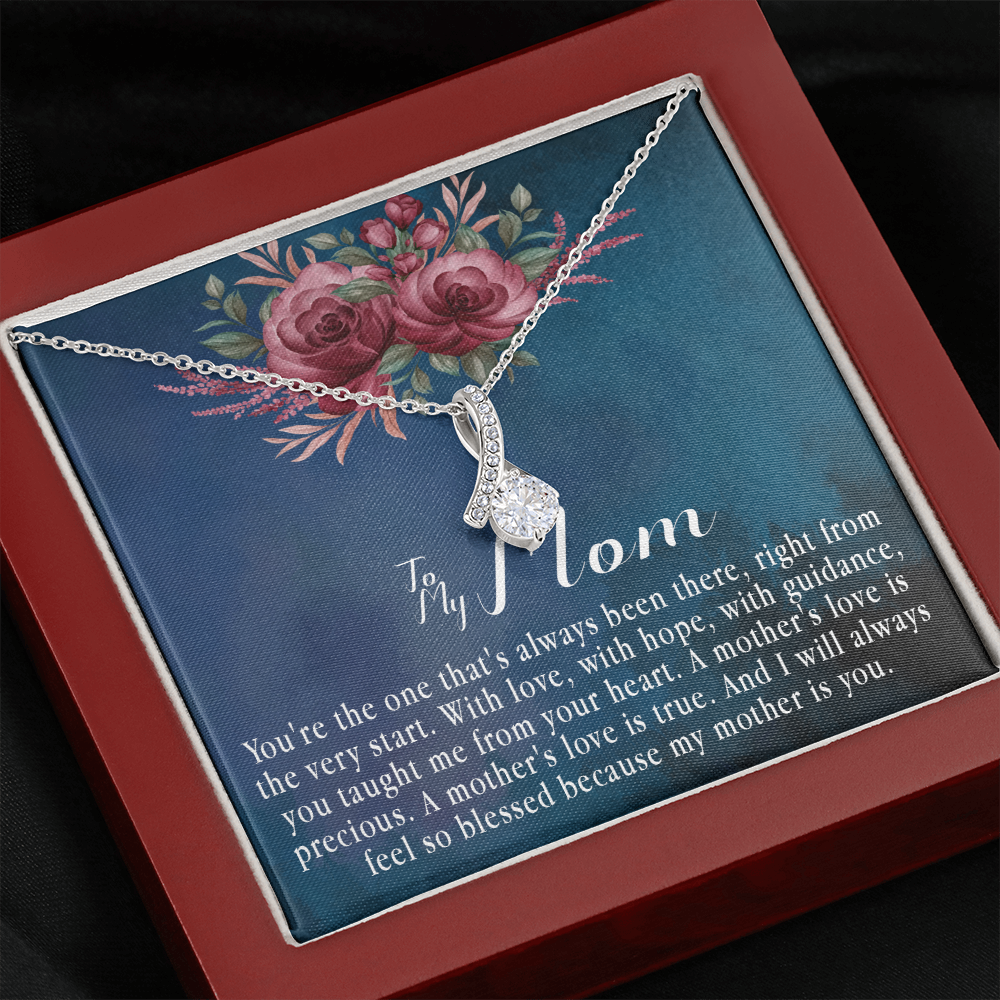 151B To My Mom Necklace, Mama, Gift From Son For Birthday, Necklace I Love My Mom