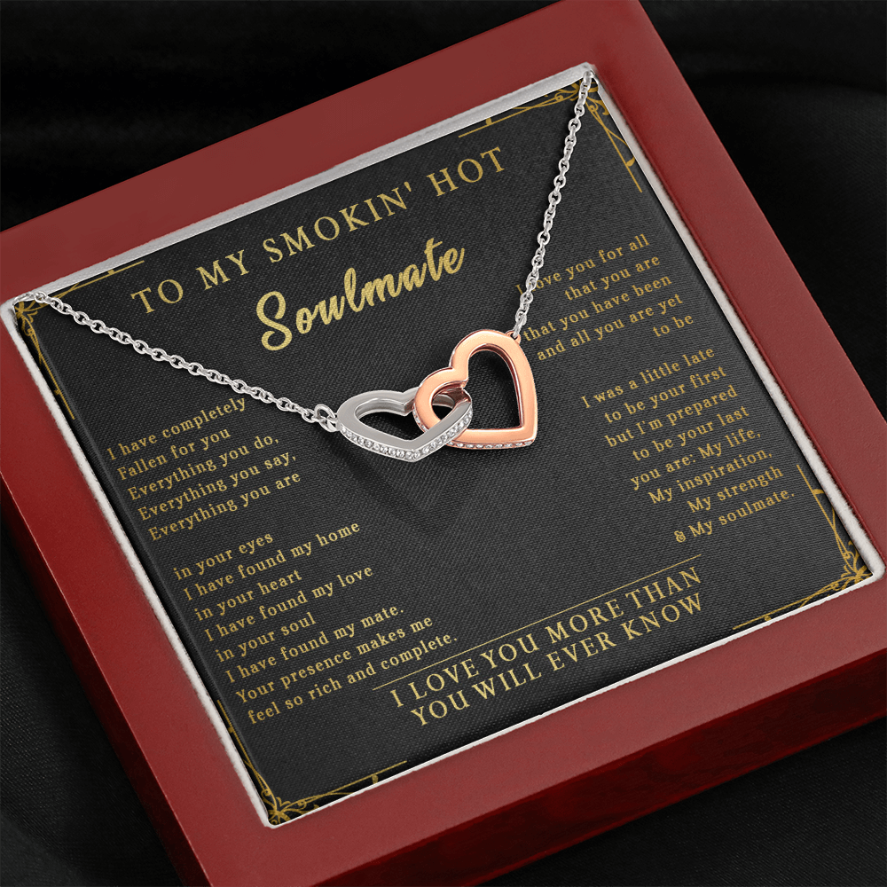 144D Necklace To My Smokin Hot Soulmate, Perfect Gift for Wife/Girlfriend, Birth Gift