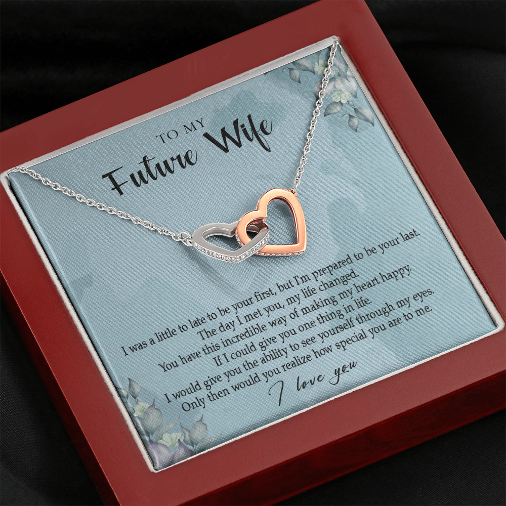 162D Necklace Gift To My Future Wife, Valentine Gift for Her, I Love You Necklace
