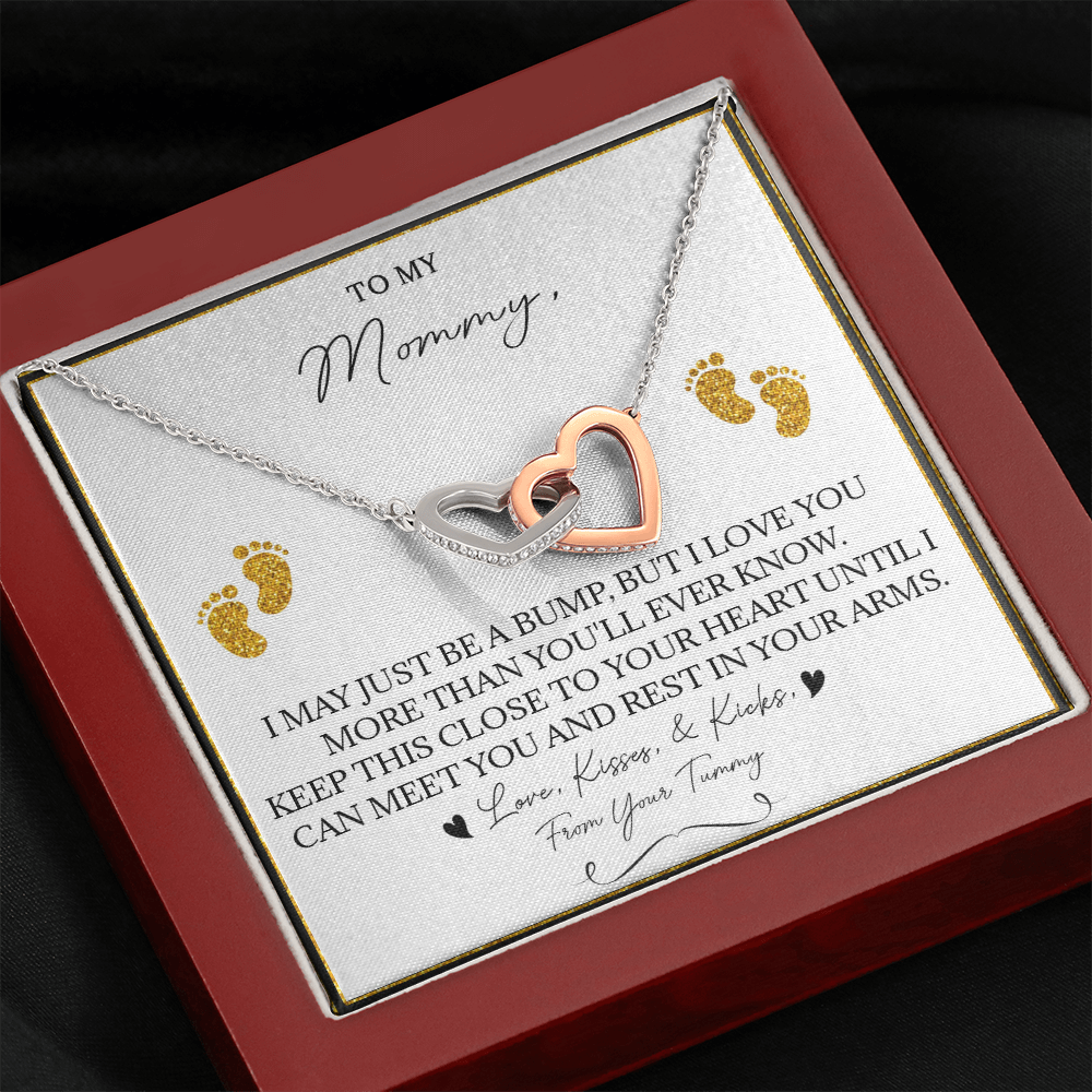136D Necklace To My Mommy, Gift for New Mom, Perfect Necklace Gift for Wife, Women