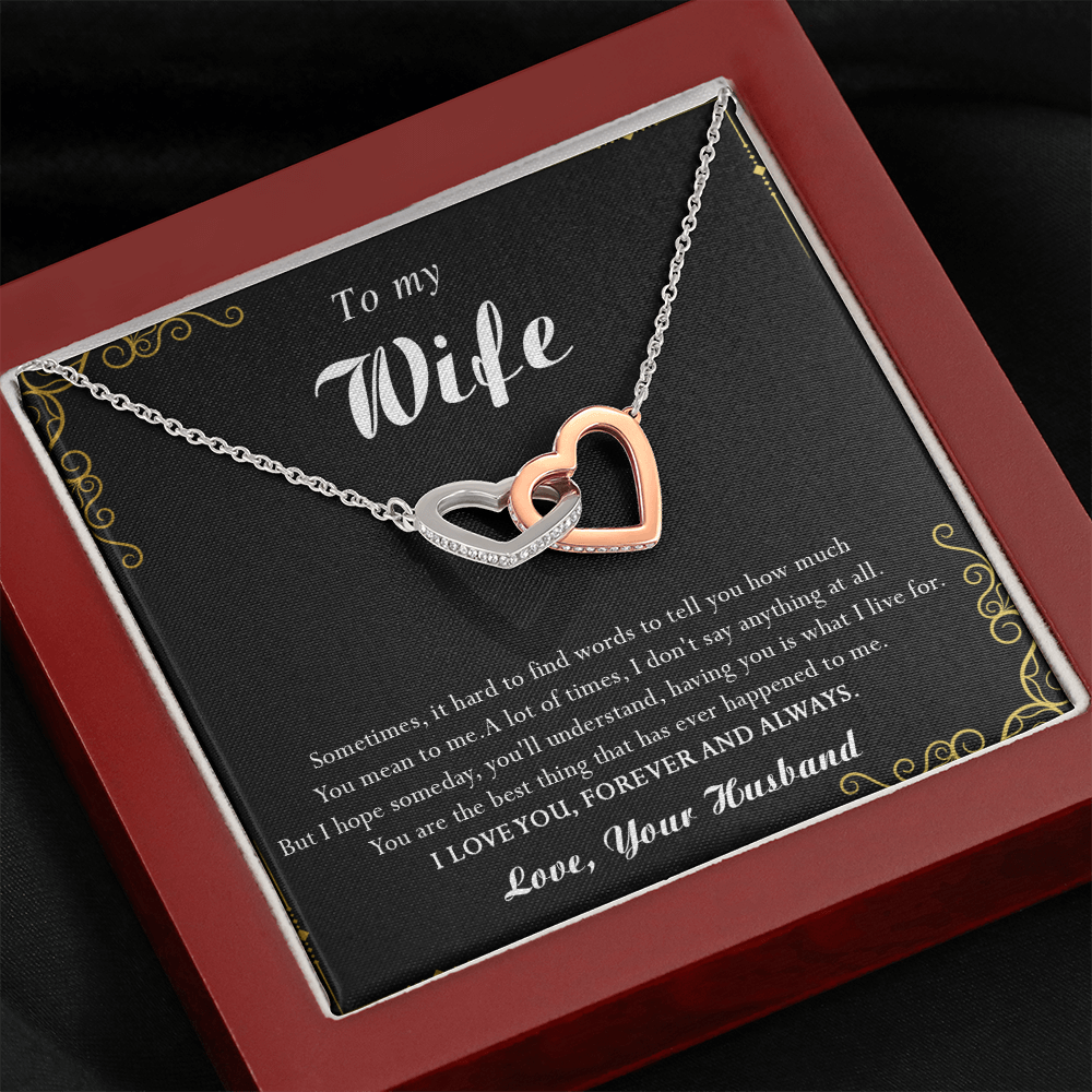 N357D To My Wife Necklace, Gift For Wife, Anniversary Gift For Wife, Necklace For Wife