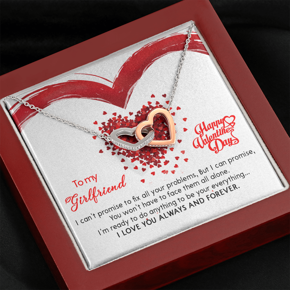 207D Valentine's Day Necklace Gift for Wife from Husband, I LOVE YOU Forever & Always