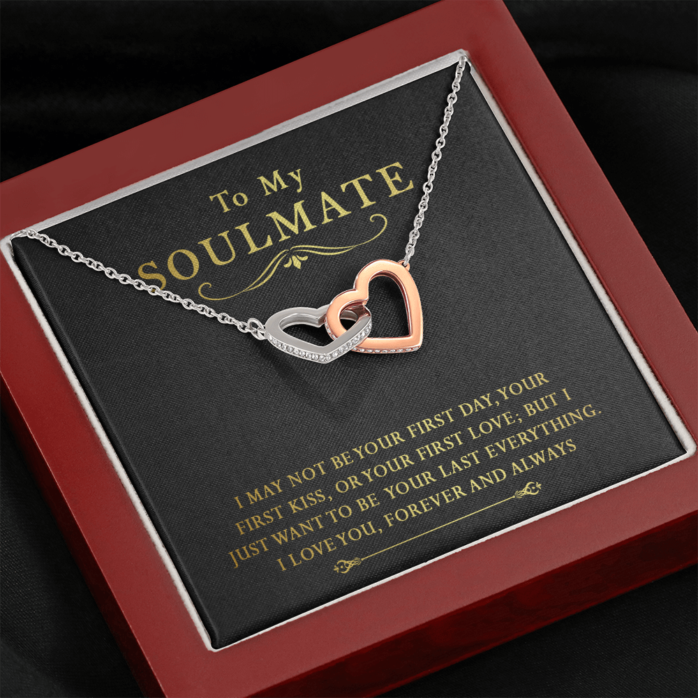158D To My Soulmate Necklace, Gift for Her Necklace, I Love You Forever & Always