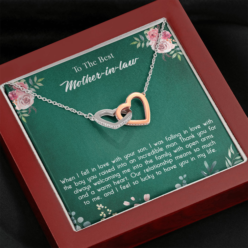 147D Necklace To My Mother in Law, Mom Necklace Birthday Gift from Son/Daughter