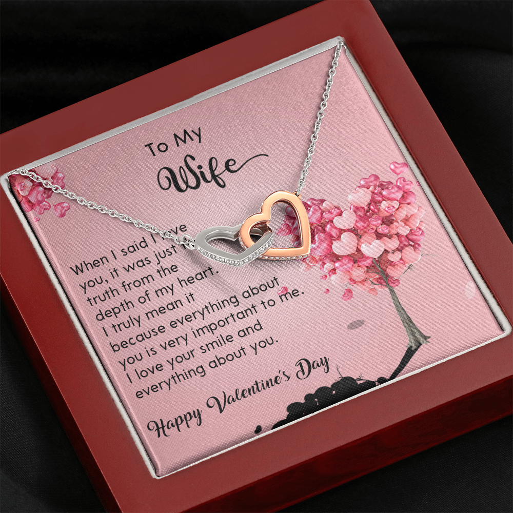 208D Wife Necklace Gift from Husband, LOVE YOU Forever & Always, Valentine's Day Gift