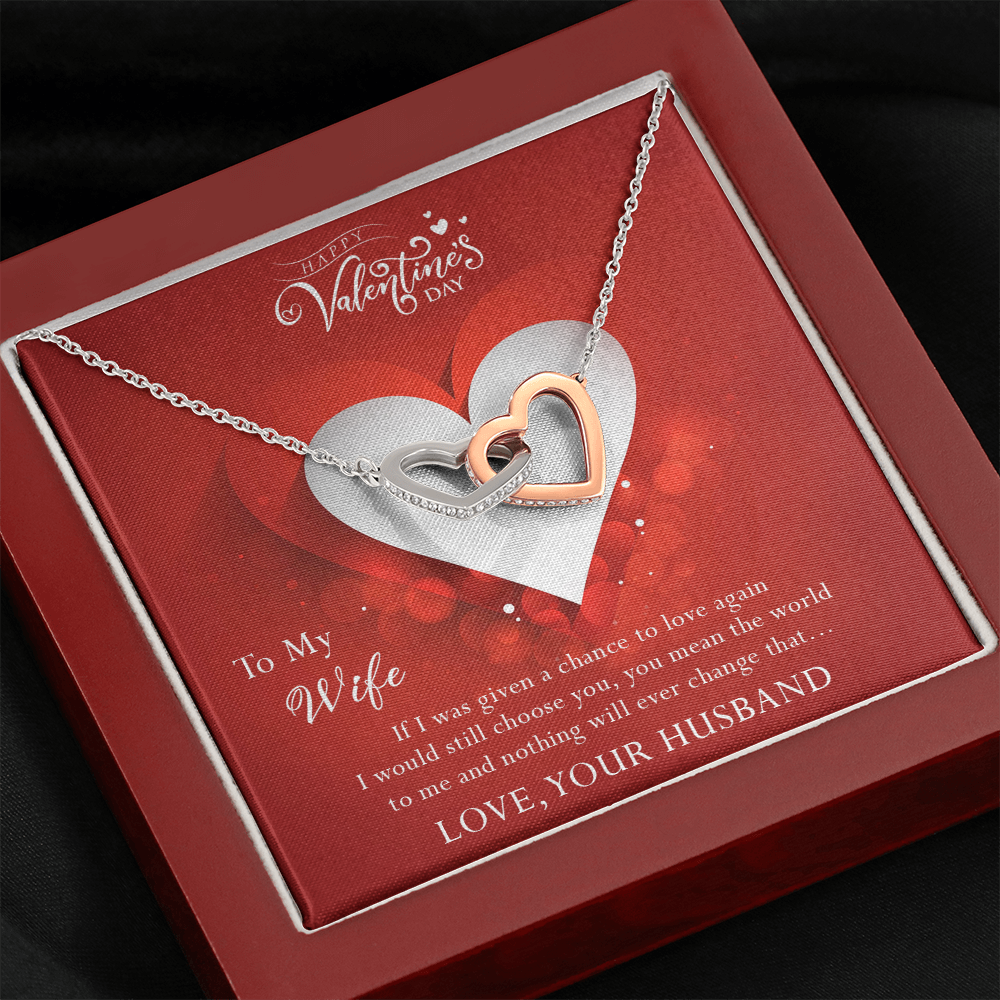 188D Necklace To My Wife, Necklace Perfect Gift for your Wife, I Always Choose You