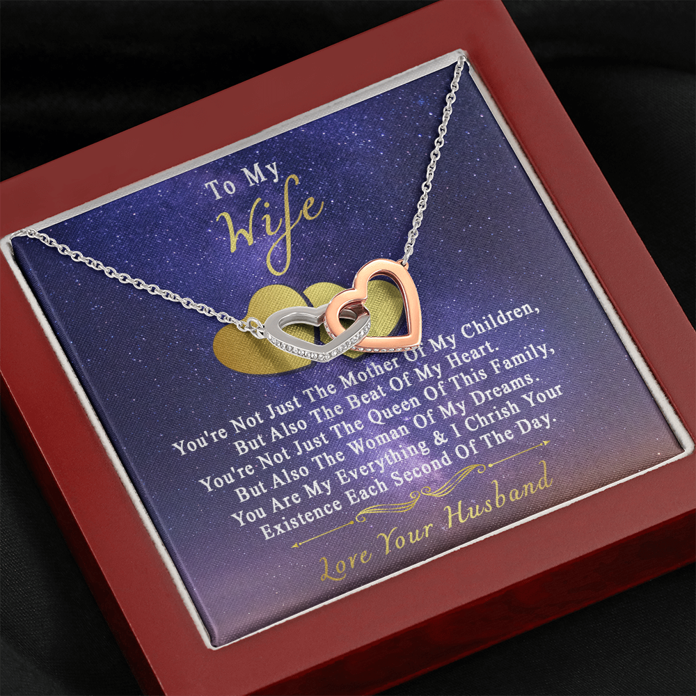 75D Necklace To My Wife, Perfect Gift for Her From Husband, I LOVE YOU Necklace Gift