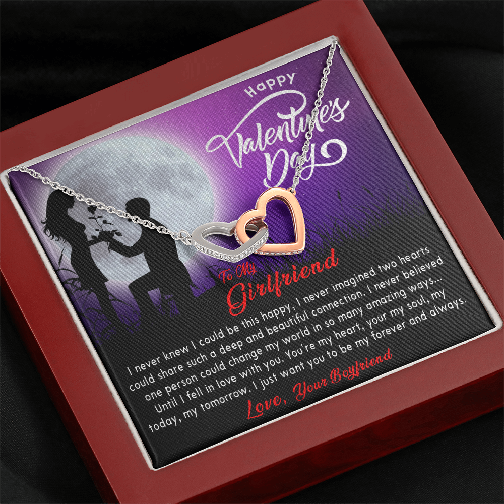 199D Necklace To My Girlfriend, Love Gift from Boyfriend, Happy Valentine's Day Gift