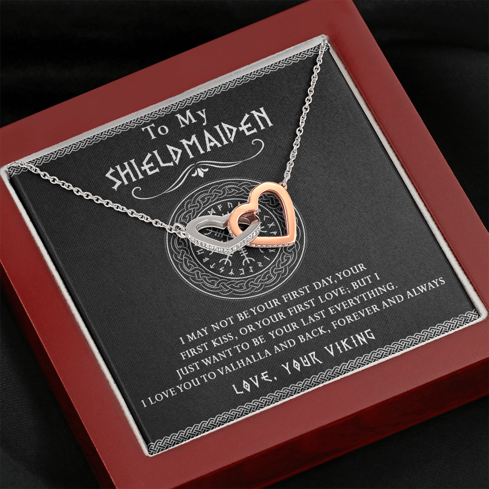 171D Necklace Gift To My Shieldmaiden, Viking Jewelry For Women, Her, Wife, Soulmate