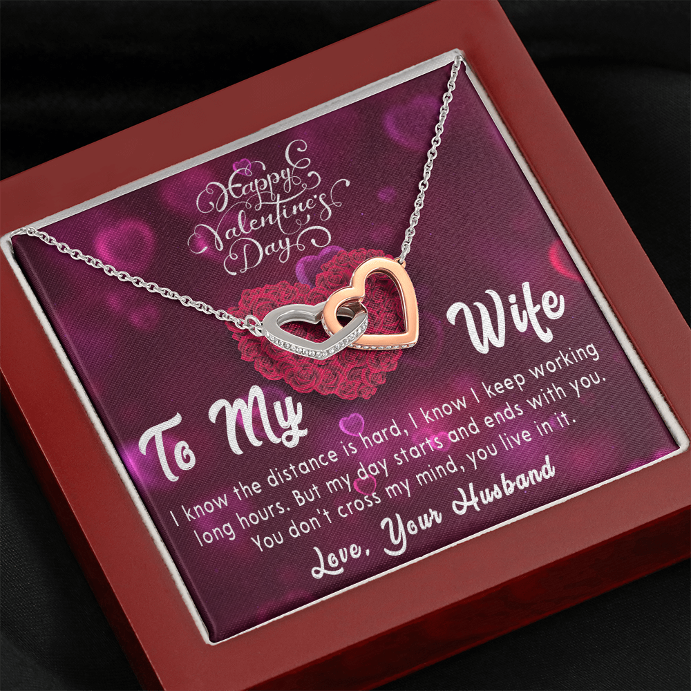 189D Valentine's Day Gift Necklace for Wife, Your Love Necklace, I Love You Forever