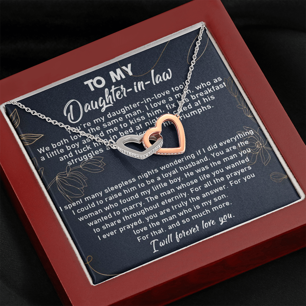 10D To My Daughter-In-Law Necklace, Gift For Daughter In Law, Daughter In Law Gifts