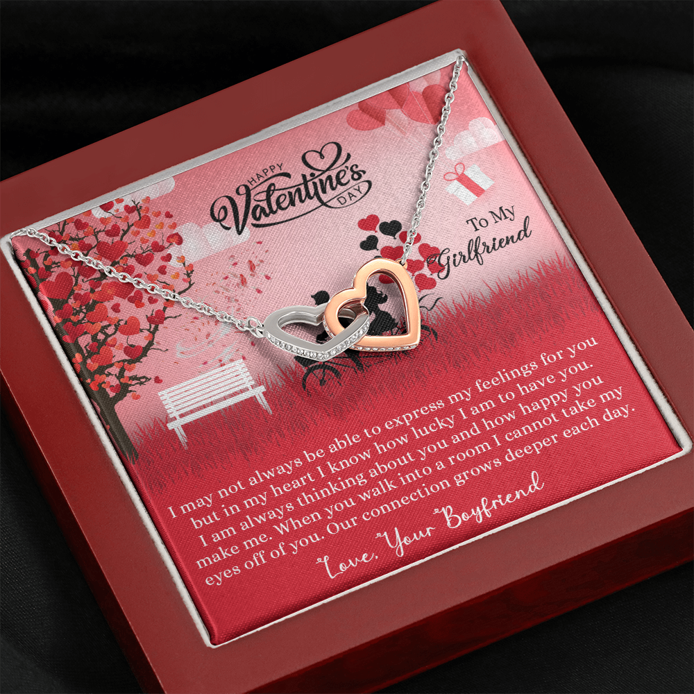 205D Necklace to my Wife, I LOVE YOU Couple Gift from Husband, Happy Valentine's Day