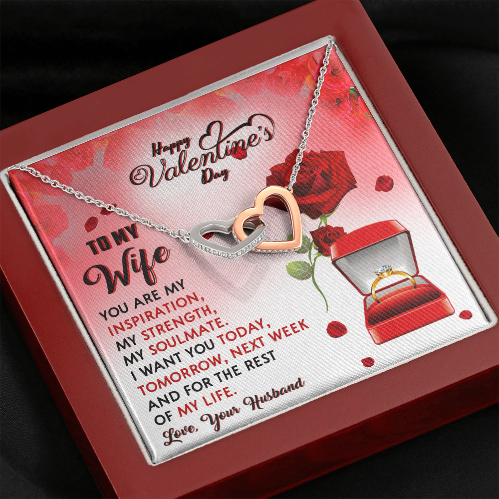 209D To my Wife Gift from Husband, I LOVE YOU Forever & Always, Valentine's Day Gift
