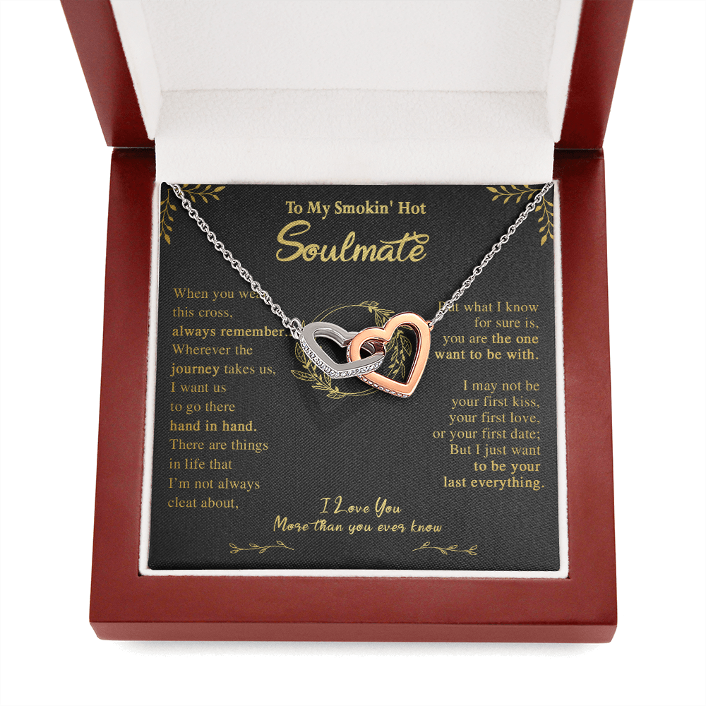 N355D To My Soulmate Necklace Engagement Anniversary Gift for Her Birthday